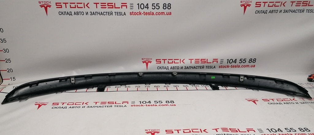 12 Накладка бампера заднего структурная нижняя (губа) Tesla model 3 1103035-00-D
